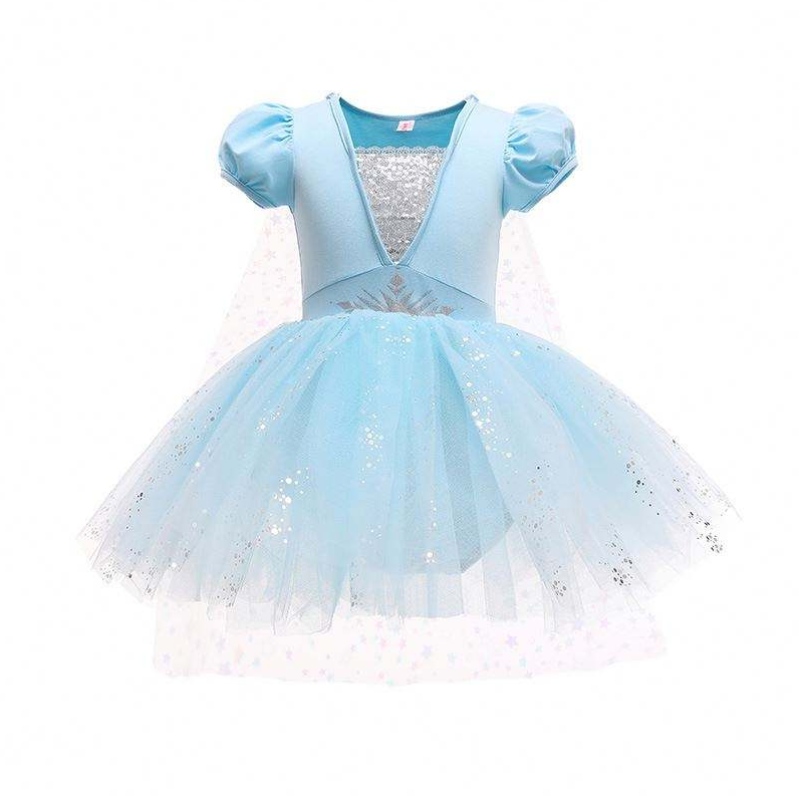 Dzieci małe ubrania dlaniemowląt sukienka Księżniczka Elsa Śnieżna Księżniczka Tutu sukienkana Boże Narodzenie