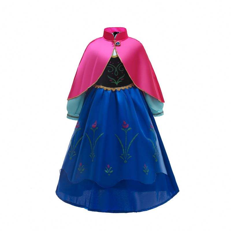 Baige Anna Elsa Cosplay Dress Fairy Tale Halloween sukienki Księżniczka Anna Party Performfit