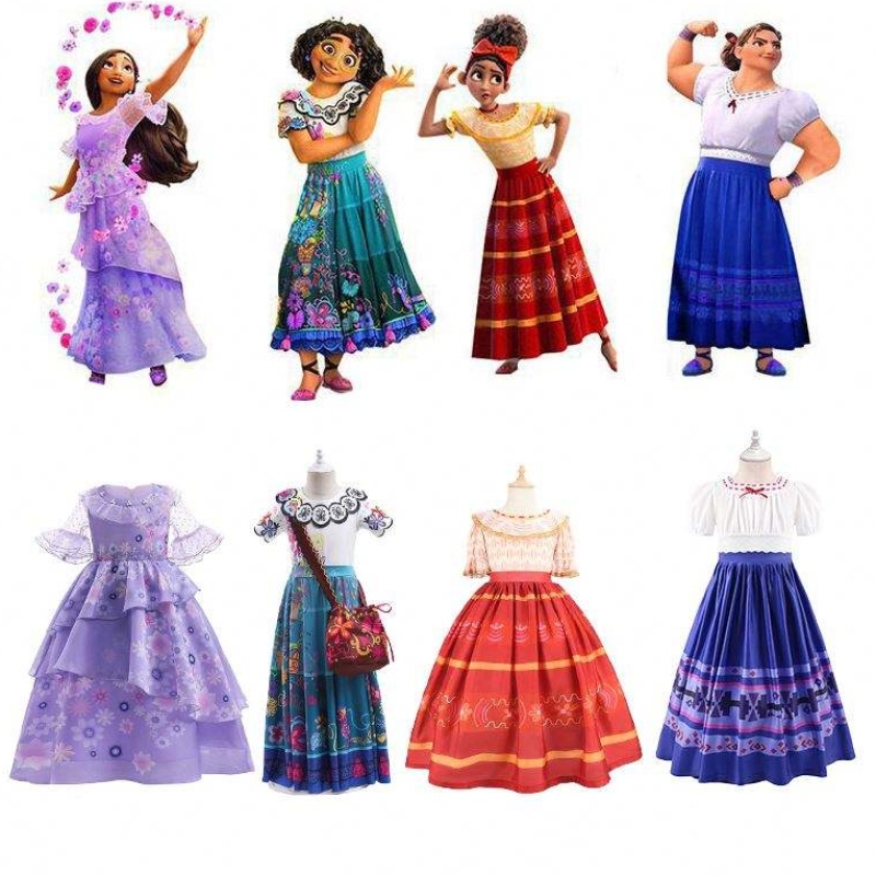 Magic Room pełen Peppa Princess Isabella Dress Costume Show Costume Children\'s Cosplay Sukienka spódnica Kobiety