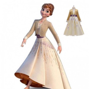 Film 2 Księżniczka Elsa i Anna Baby Girls Cosplay Dress BX1662
