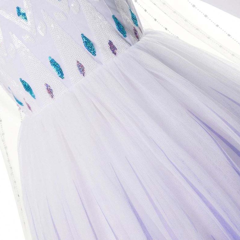 Nowy styl dziewczęta księżniczka Elsa sukienka Ball Suknia urodzinowa dzieci cosplay helloween odzież telewizyjna/movie cosplay Costum