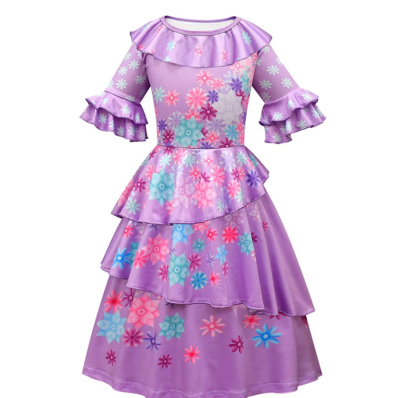 Dziewczyna sukienki Magic Full House Children\'s Cosplay Princess Dress Dress Kid Girlon Cartoon Sukienka księżniczkana lato