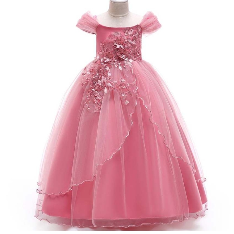 Baige hurtownia dzieci ślub wieczorna suknia balowa fantazyjna księżniczka sukienka piękna dziewczyna sukienka