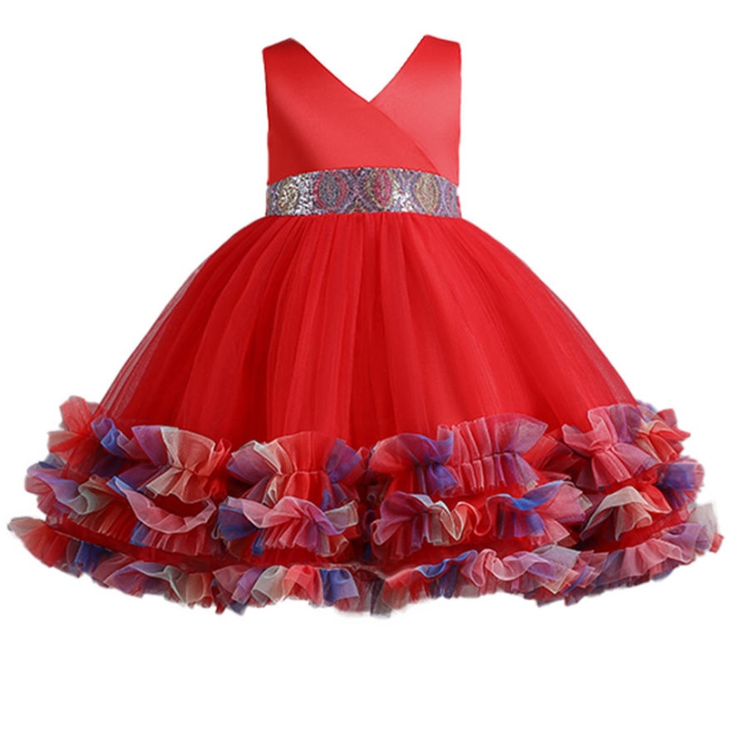 Dziewczyna kwiat sukienka księżniczki Summer świąteczne sukienkina imprezę dla dzieci Dziewczyny Dzieci Costume Ubrania