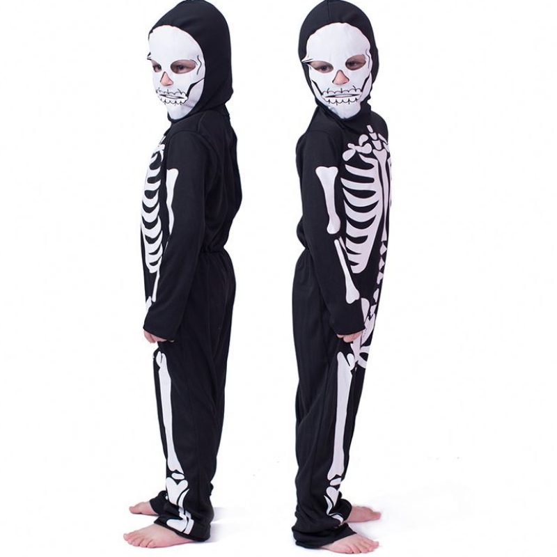 Halloweenowe kostiumy dla dzieci COS Masquerade Costume for Men and Women Skull Skeleton Ghost Ubrania Horror Ubrania