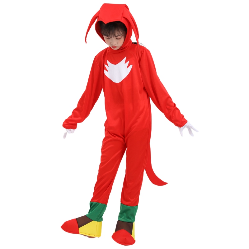 Kostiumyna scenę dla dzieci Czerwony Sonic Halloween Costume for Kids