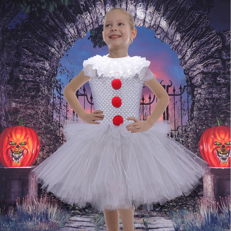 Amazon Hot Sprzedawanie małych dziewczynek Cosplay Costume Tutu Dressna Halloween Party